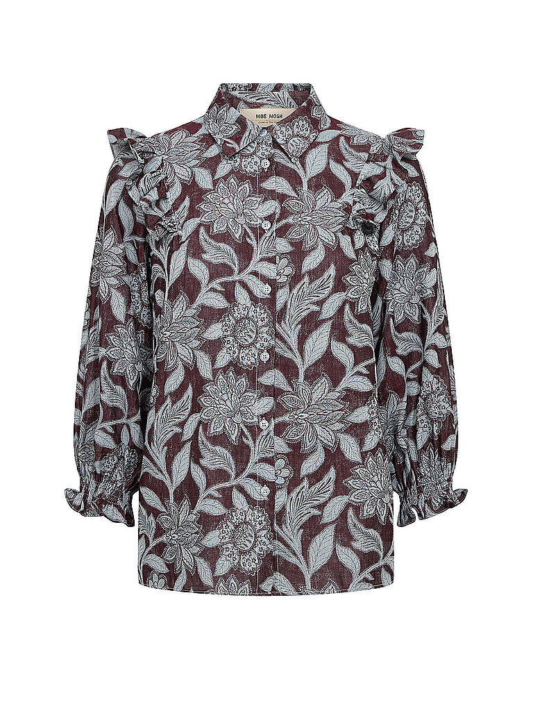 MOS MOSH Bluse MMDEBBYVISIFLIP dunkelrot | S