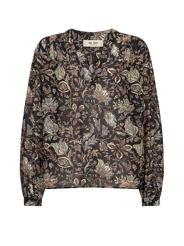MOS MOSH Bluse MMTENCAFLEURA dunkelgrün | XS