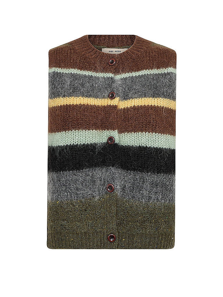 MOS MOSH Strickjacke MMESTI dunkelgrün | XS