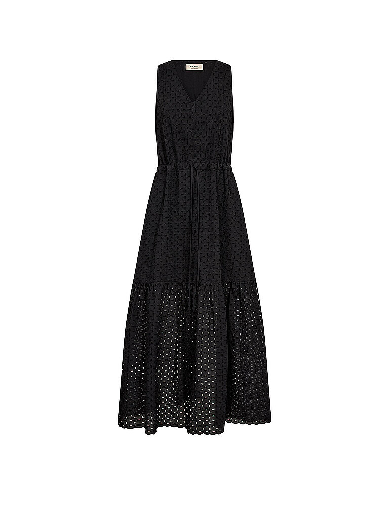 Maxikleid MMSABRIAEMBOSL schwarz XL damen