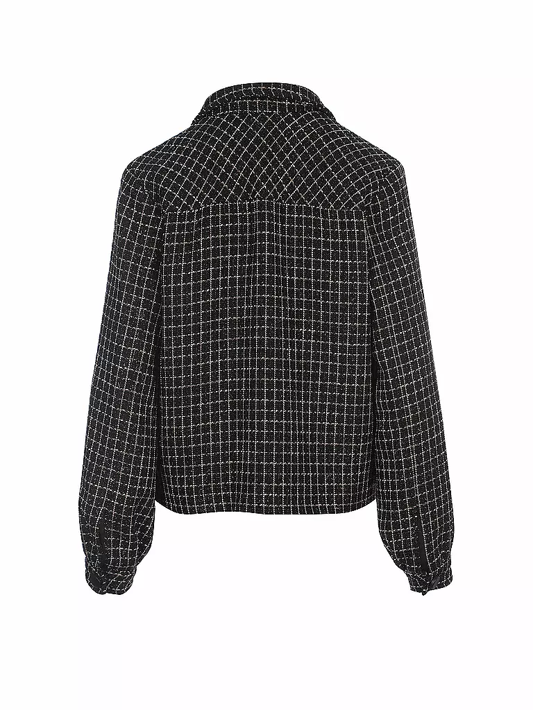 MOS MOSH | Blazer MMSAIGE SHINY CHECK | schwarz