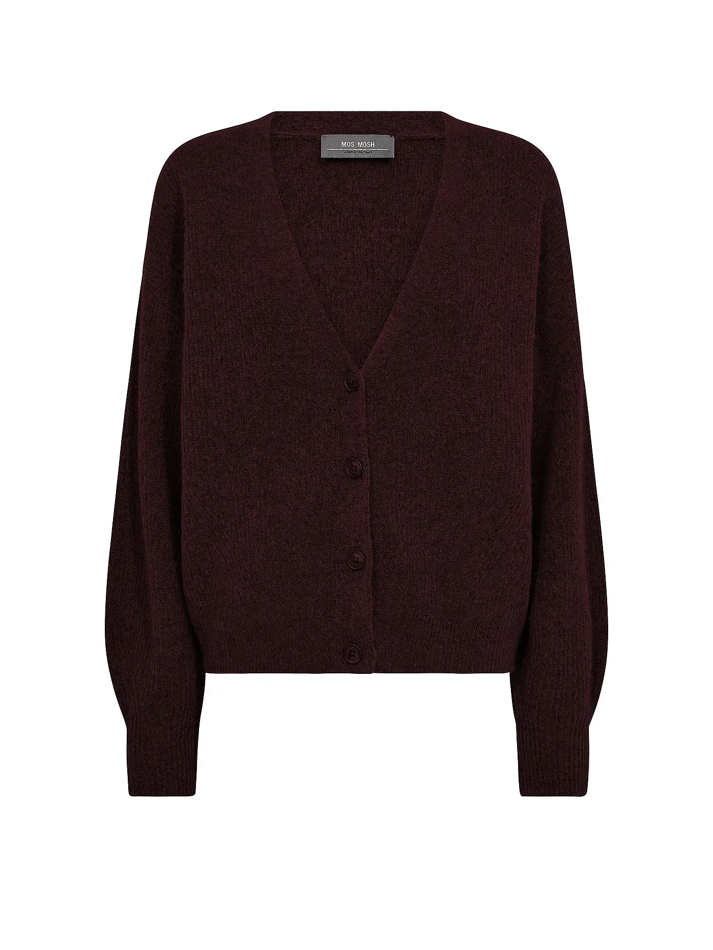 MOS MOSH | Cardigan MMTHORAV | dunkelrot