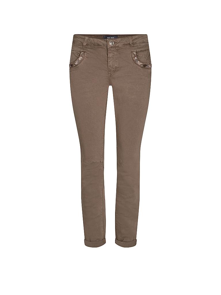 MOS MOSH | Jeans Slim Fit " Naomi Jewel "  | braun