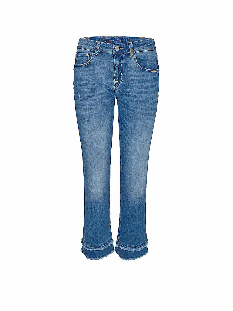 MOS MOSH | Jeans Straight Fit 7/8 "Kelsey" | blau