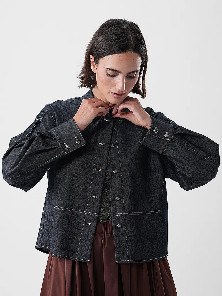 MOS MOSH | Jeansbluse MMANELACILLA | dunkelblau