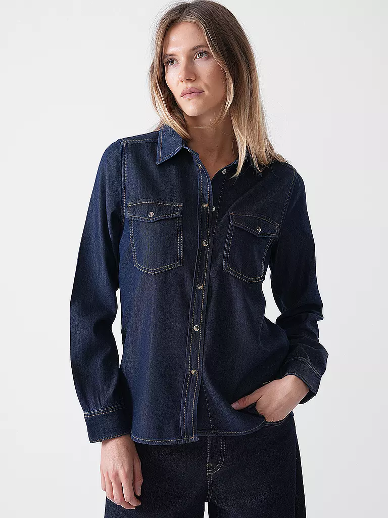 MOS MOSH | Jeansbluse MMNATALIE | dunkelblau