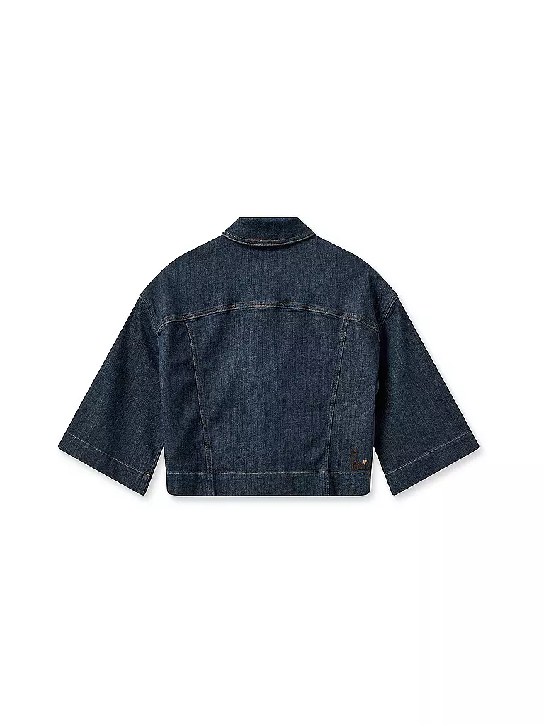 MOS MOSH Jeansjacke Cropped Fit MMPENN dunkelblau