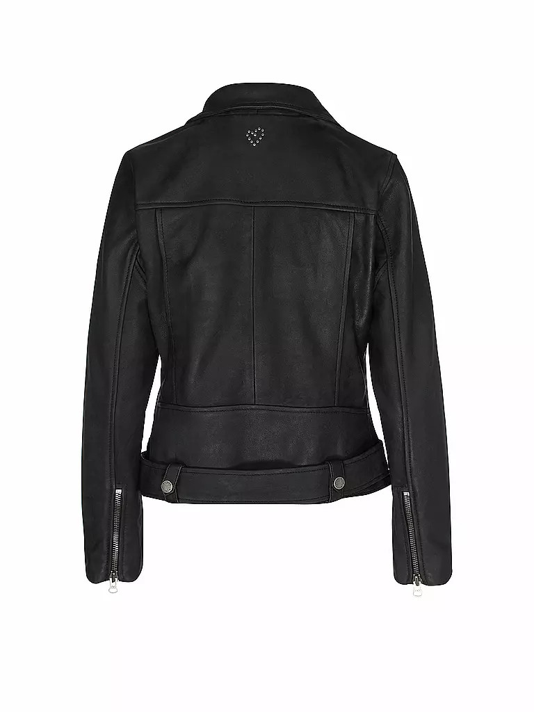 MOS MOSH | Lederjacke MMALMINA | schwarz