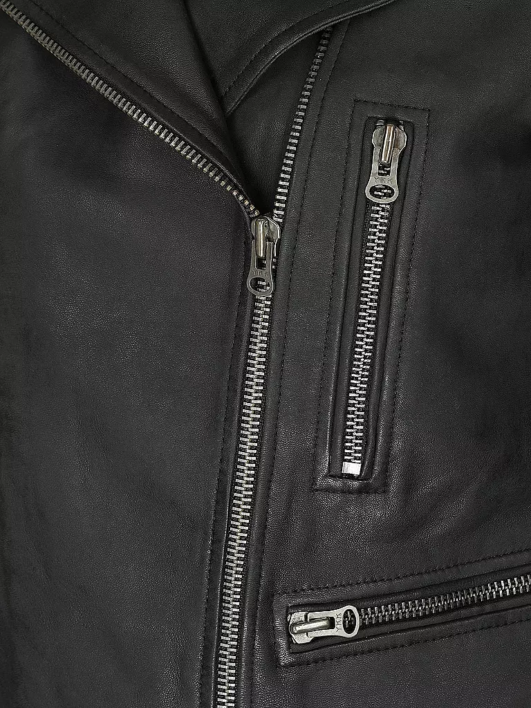 MOS MOSH | Lederjacke MMALMINA | schwarz