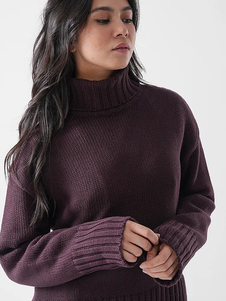 MOS MOSH | Rollkragenpullover  | dunkelrot