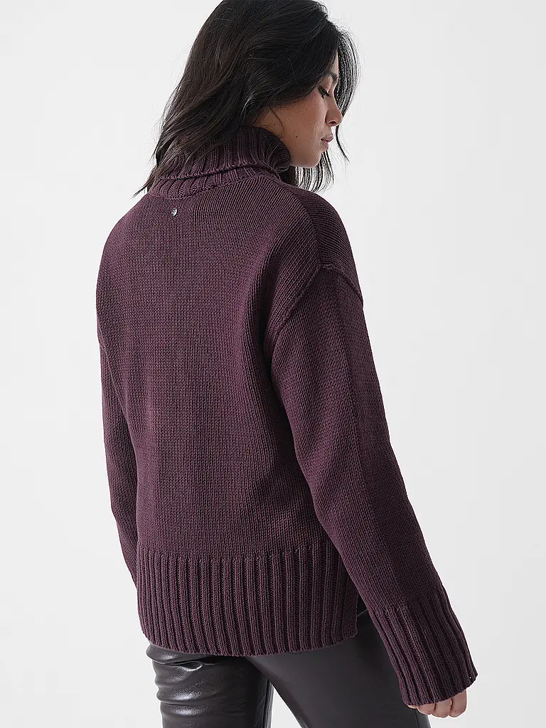 MOS MOSH | Rollkragenpullover  | dunkelrot
