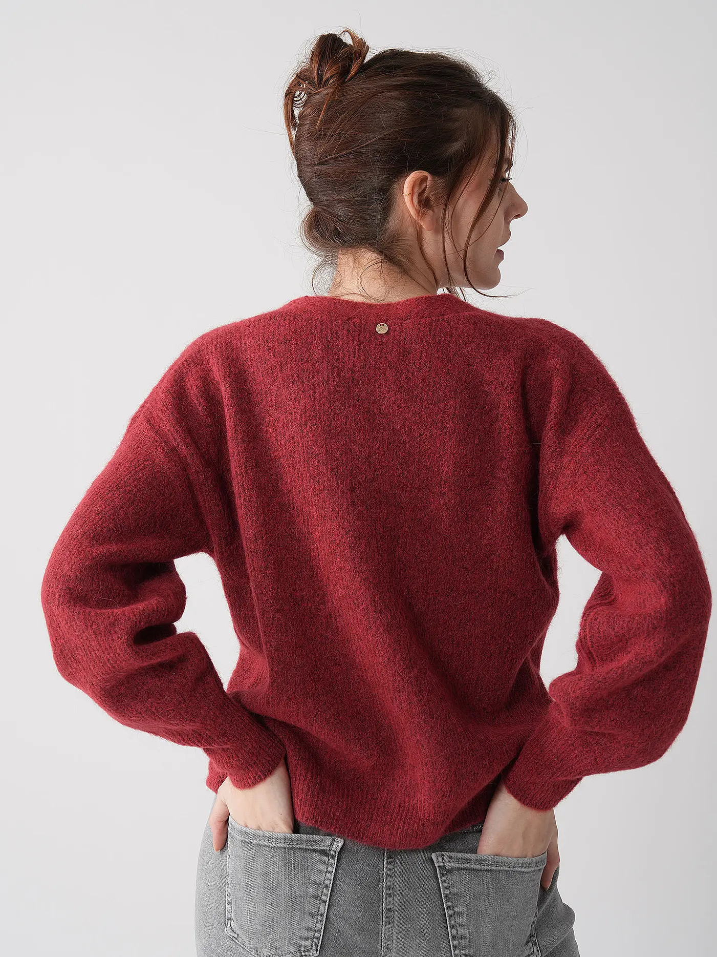 MOS MOSH | Strickjacke MMTHORAV | rot
