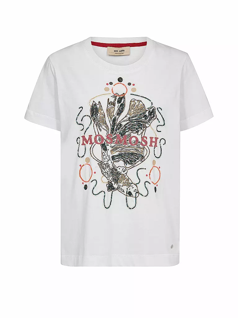 MOS MOSH | T-Shirt MMHALLINO | weiss