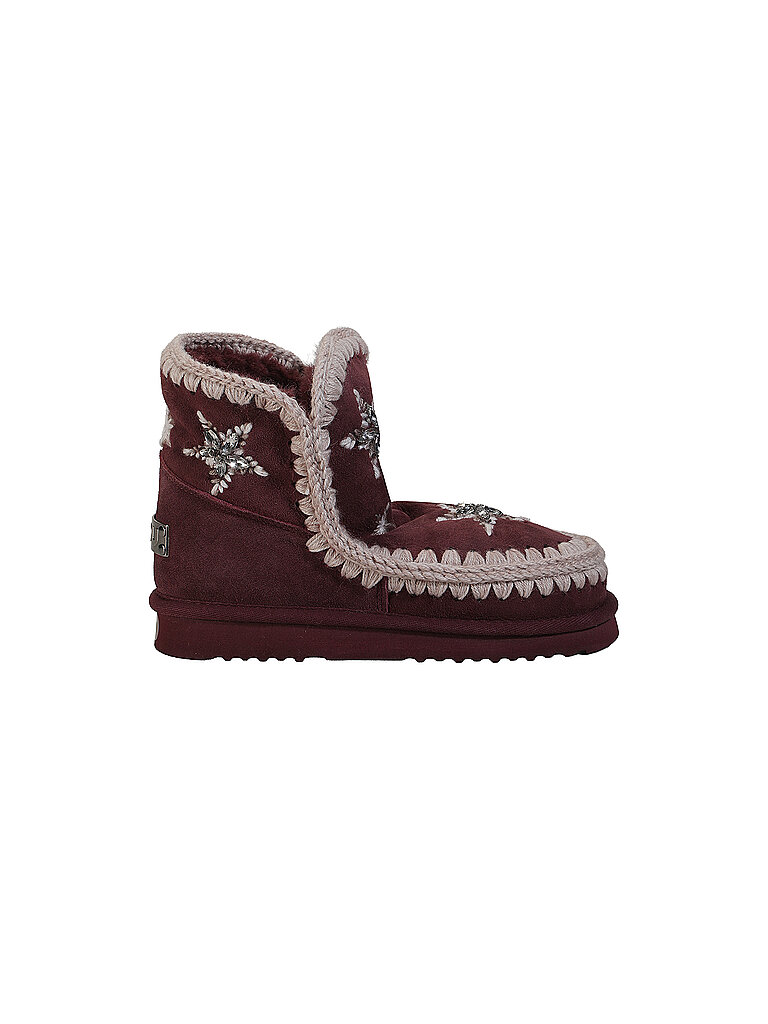 MOU Winterstiefel ESKIMO 18 WOOL STARS dunkelrot | 37