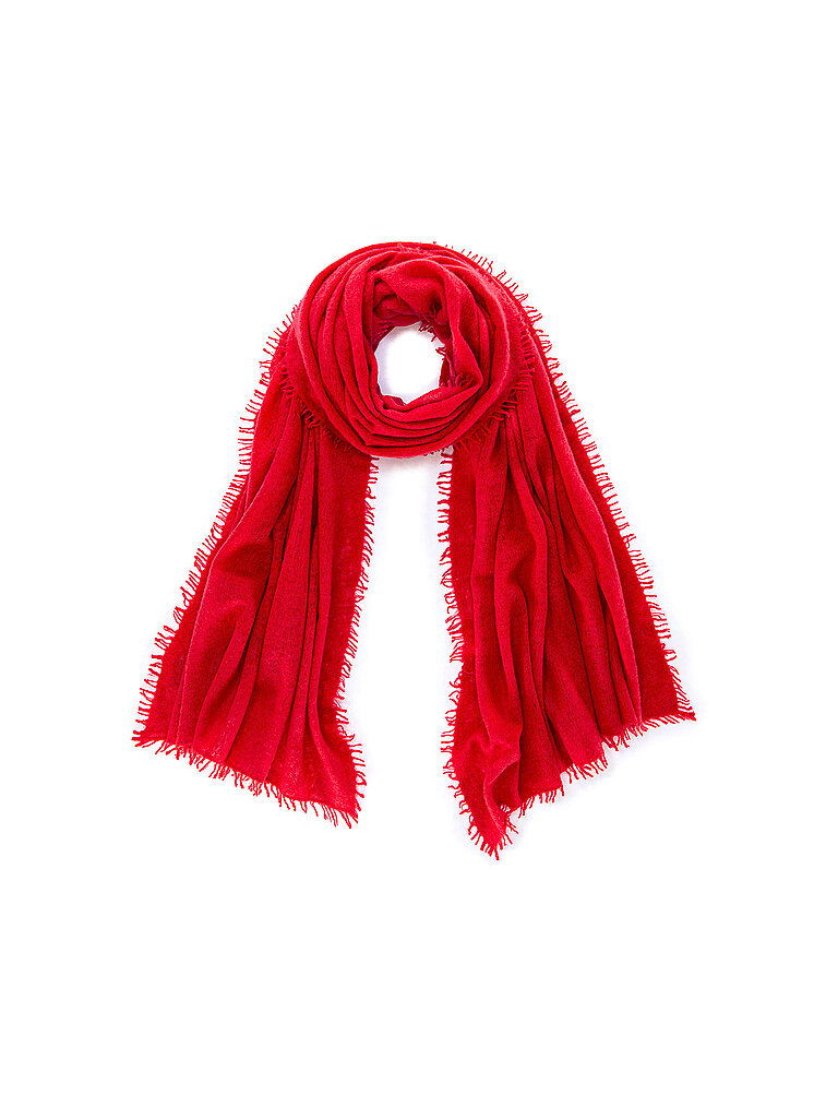 MOULETA Kaschmirschal rot
