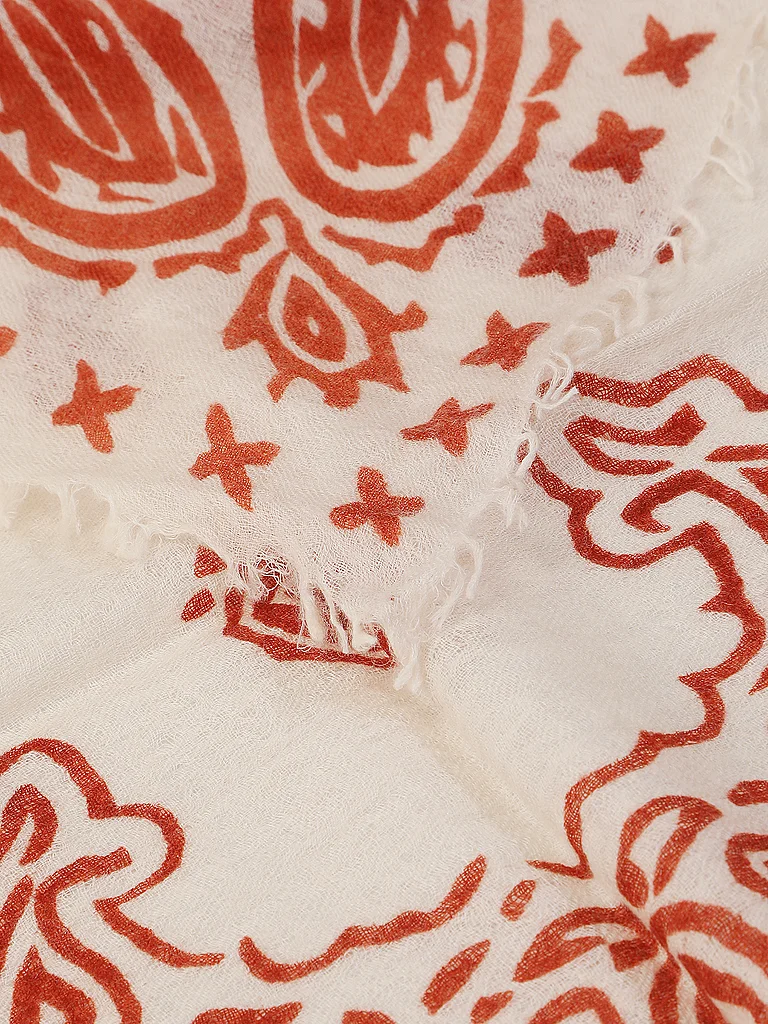 MOULETA Sciarpa in cashmere arancione