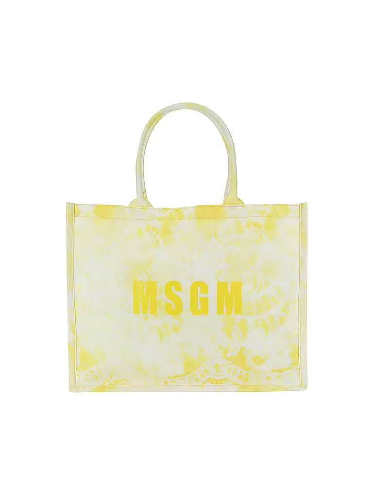 MSGM | Tasche - Tote Bag DONNA | gelb