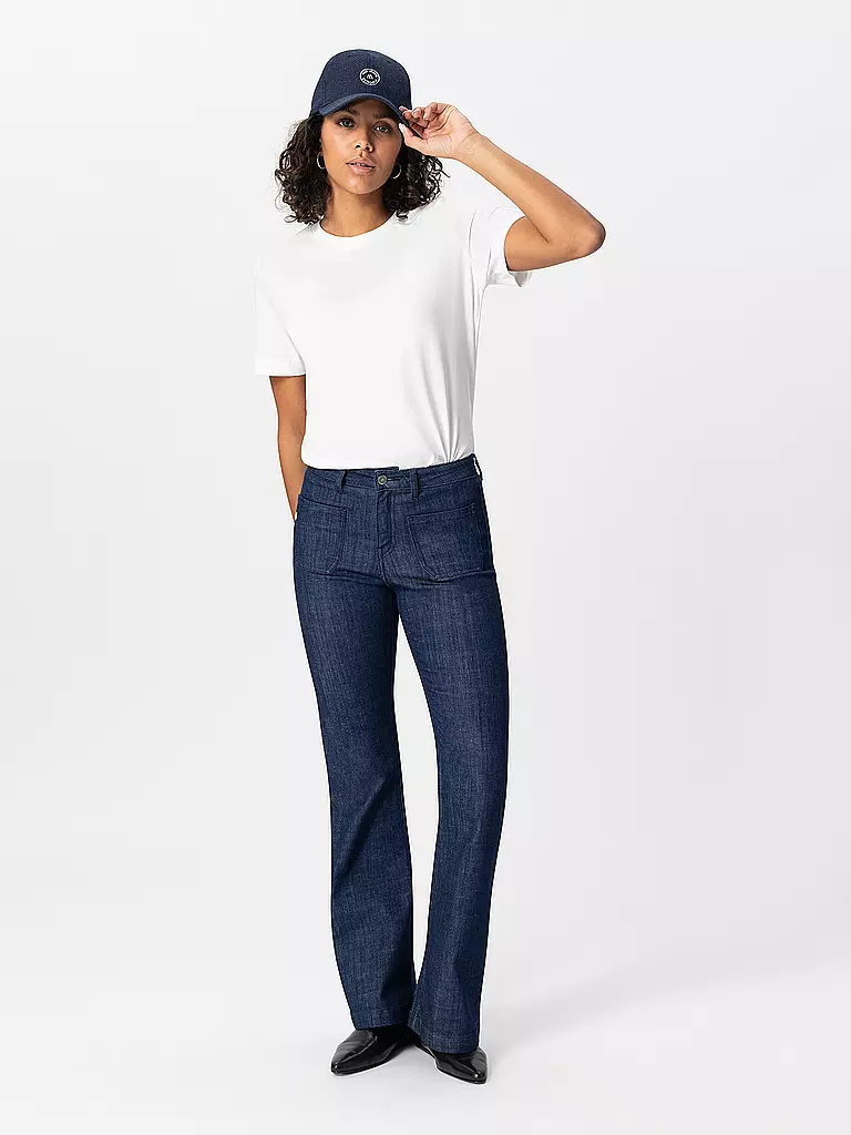 MUD JEANS | Jeans Flared Fit  | dunkelblau