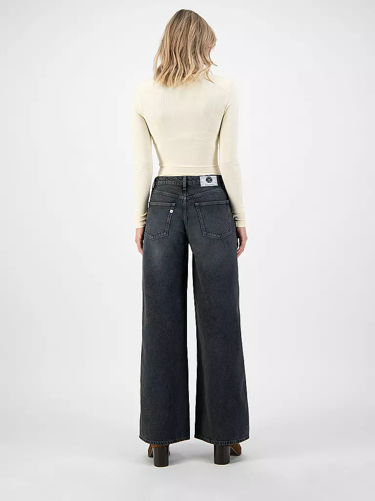 MUD JEANS | Jeans Wide Leg Wyde Sara | blau