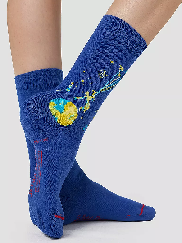 MUSEARTA | Herren Socken FLYING AWAY - DER KLEINE PRINZ blue-multi (40-46) | blau