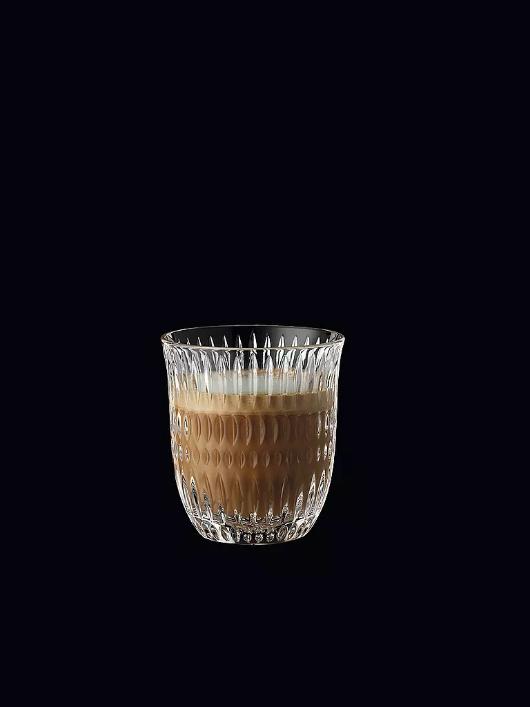 NACHTMANN | Cappuccino Flat White Glas 2er Set ETHNO Barista 235ml | transparent