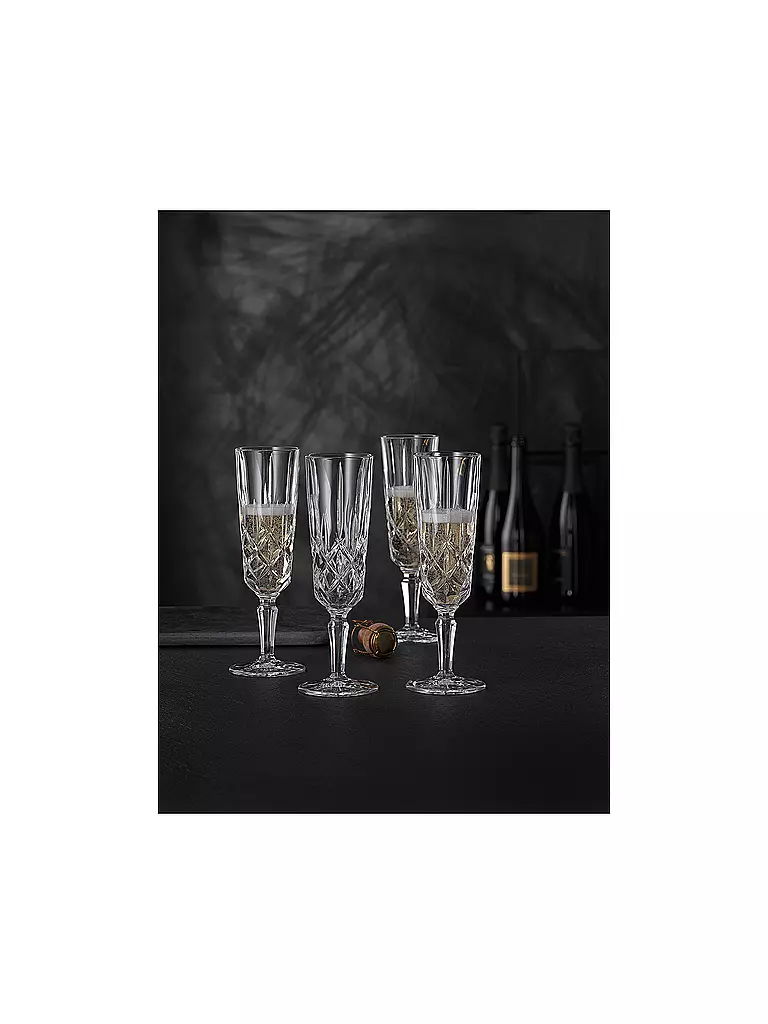 NACHTMANN | Champagnerglas 4er Set NOBLESSE 155ml | transparent