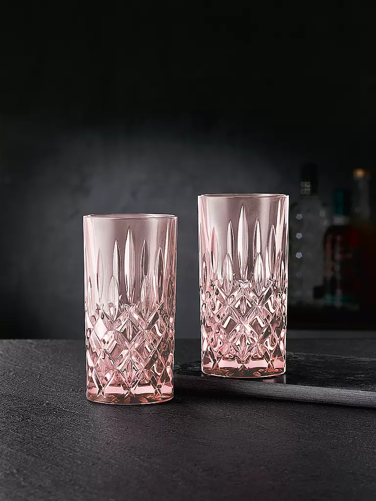 NACHTMANN | Longdrink Gläser 2er Set NOBLESSE FRESH COLORS Rose | rosa