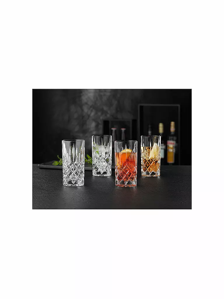 NACHTMANN | Longdrinkglas 4er Set NOBLESSE | transparent