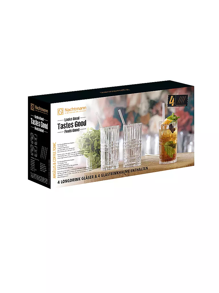 NACHTMANN | Longdrinkglas 9er Set | transparent