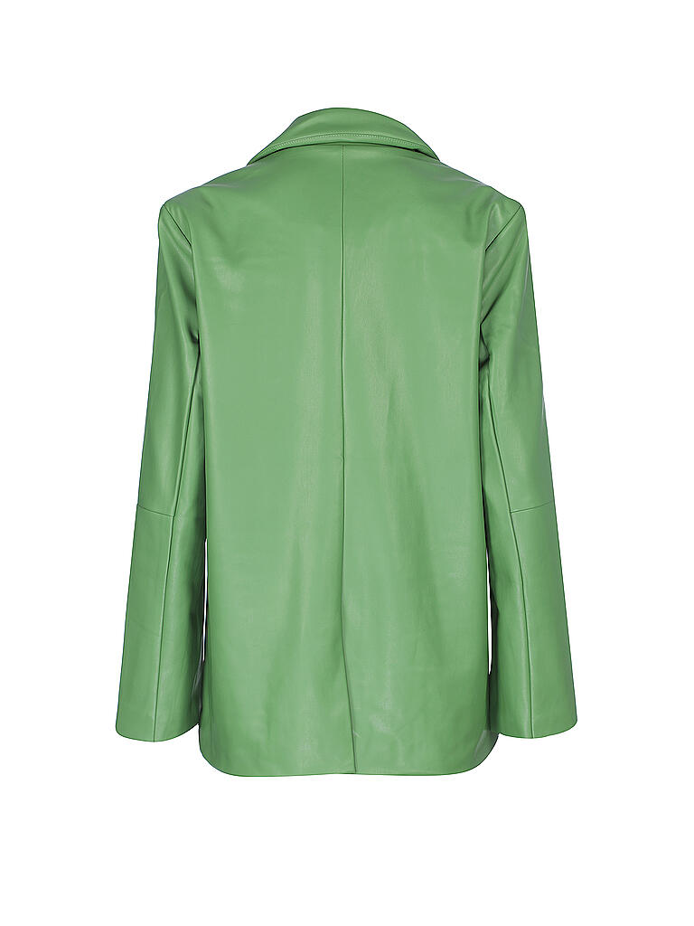 NAKD | Blazer in Lederoptik | grün