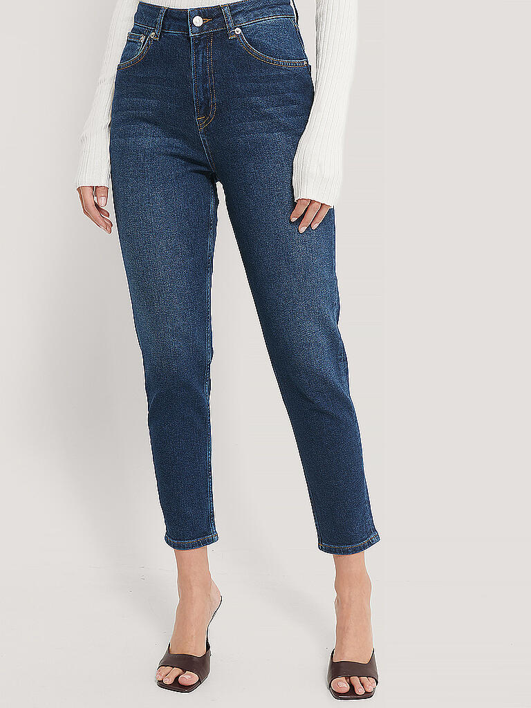 NAKD | Highwaist Jeans Mom Fit 7/8 | blau