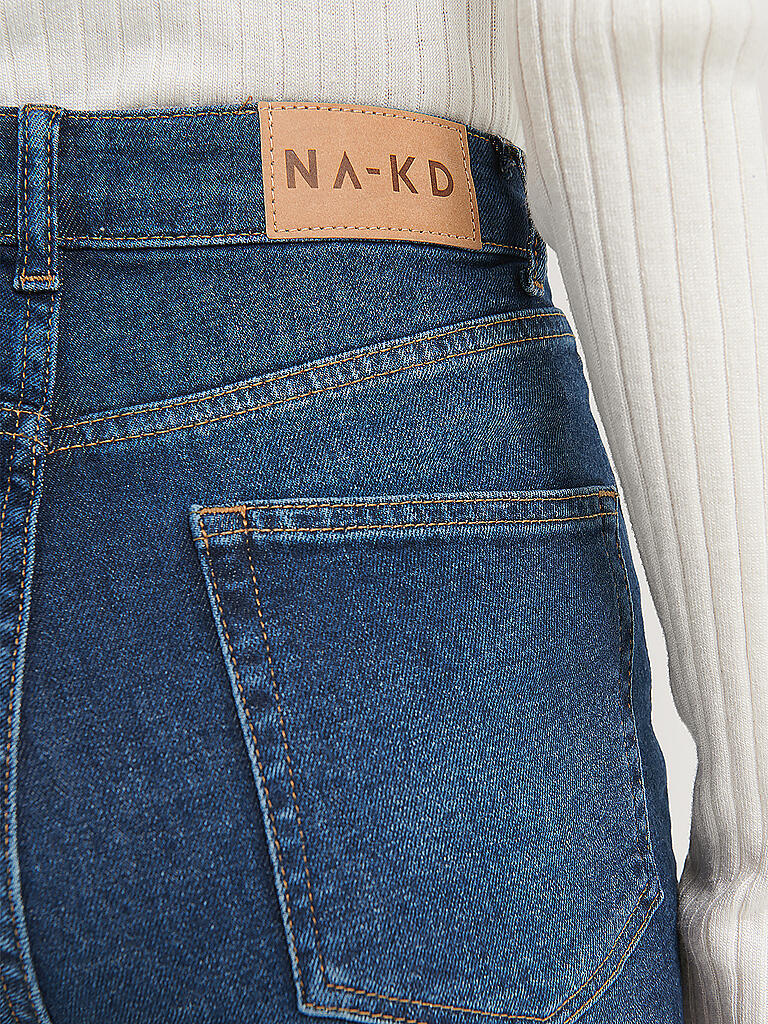 NAKD | Highwaist Jeans Mom Fit 7/8 | blau