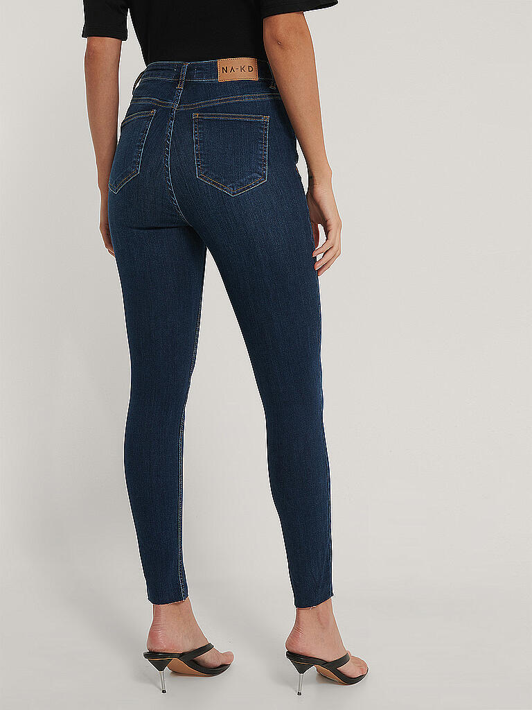 NAKD | Highwaist Jeans Skinny Fit 7/8 | blau