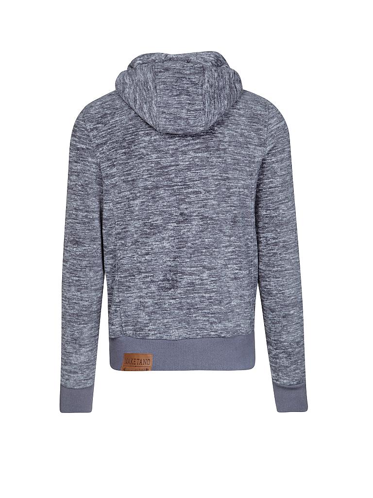 NAKETANO | Fleece-Weste "Mach et Otze II" | grau