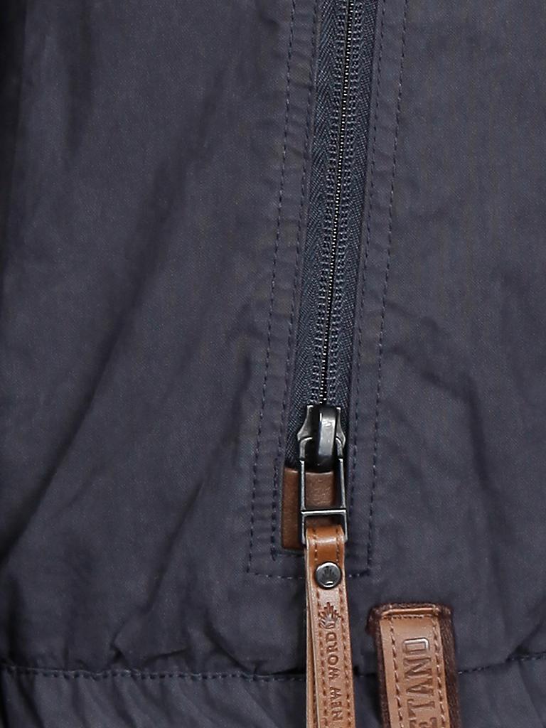 NAKETANO | Jacke "Immer diese mit Moral" | blau