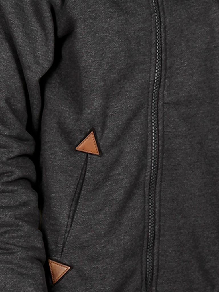 NAKETANO | Sweat-Weste "Du Affenmensch Ivic" | grau