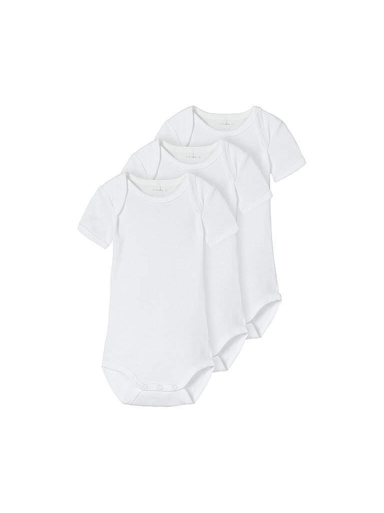 NAME IT Baby Body 3-er Pkg. weiss | 50