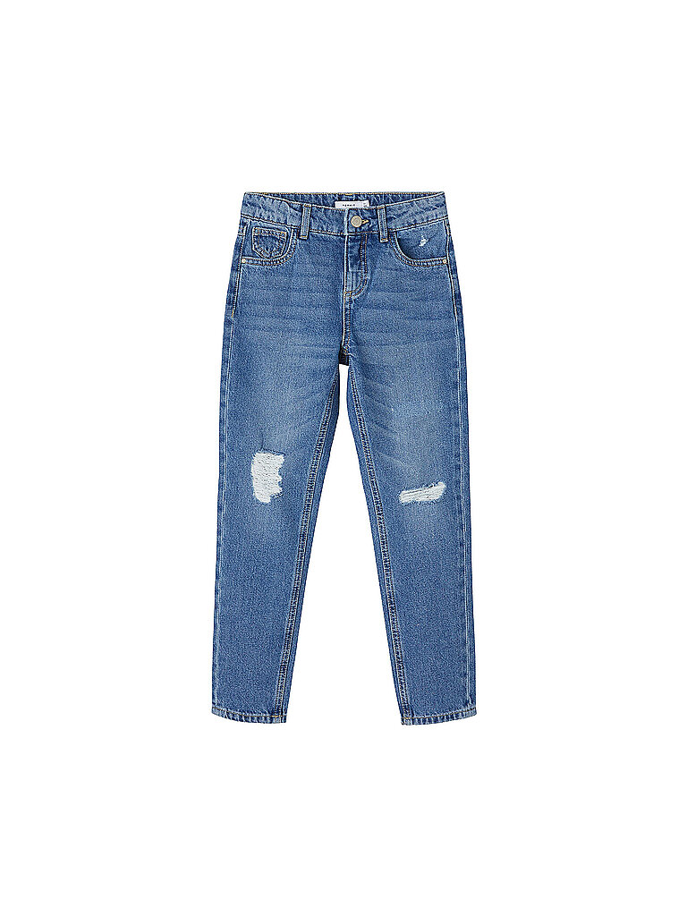 NAME IT Mädchen Jeans Mom Fit NKFROSE  blau | 116