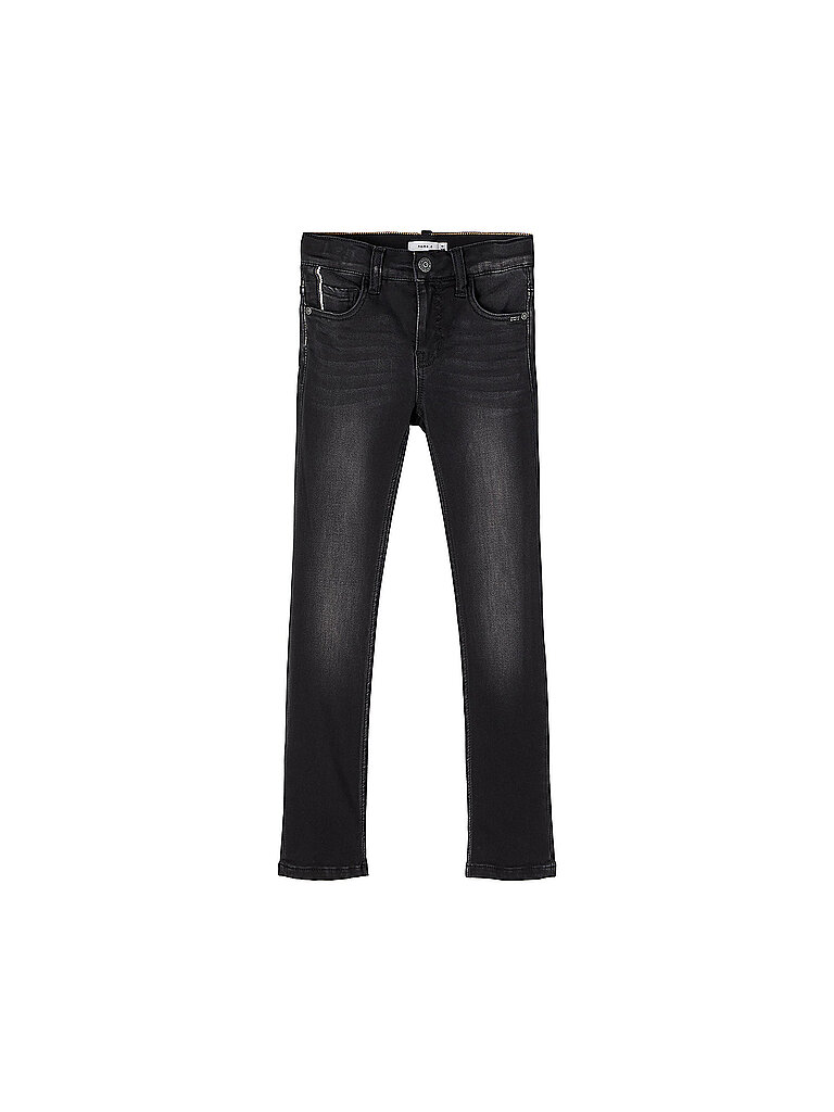 NAME IT Jungen Jeans Slim Fit NKMTHEO  schwarz | 104