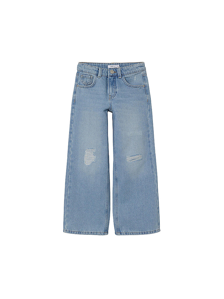 NAME IT Mädchen Highwaist Jeans Wide Leg NKFROSE  hellblau | 116
