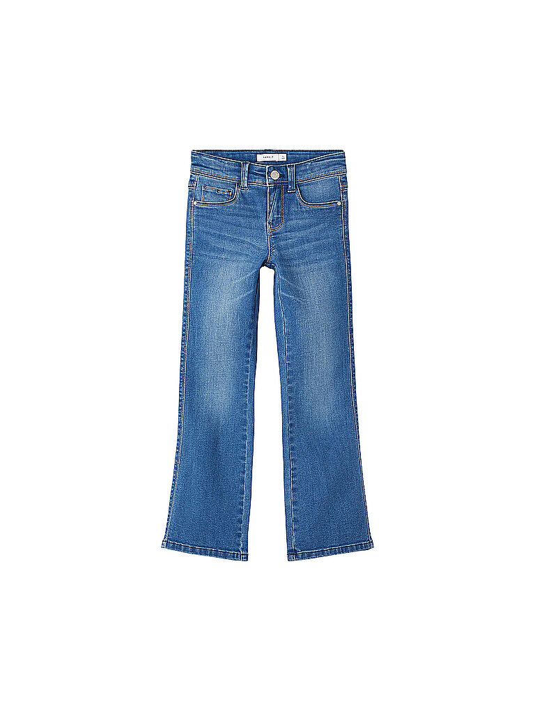 NAME IT Mädchen Jeans Skinny Bootcut Fit NKFPOLLY dunkelblau | 116