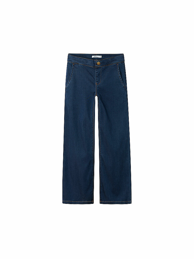 NAME IT Mädchen Jeans Wide Fit NKFSALLI dunkelblau | 116