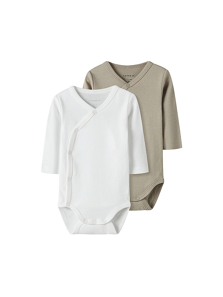 NAME IT Baby Body 2er Pkg. NBNBODY beige | 50