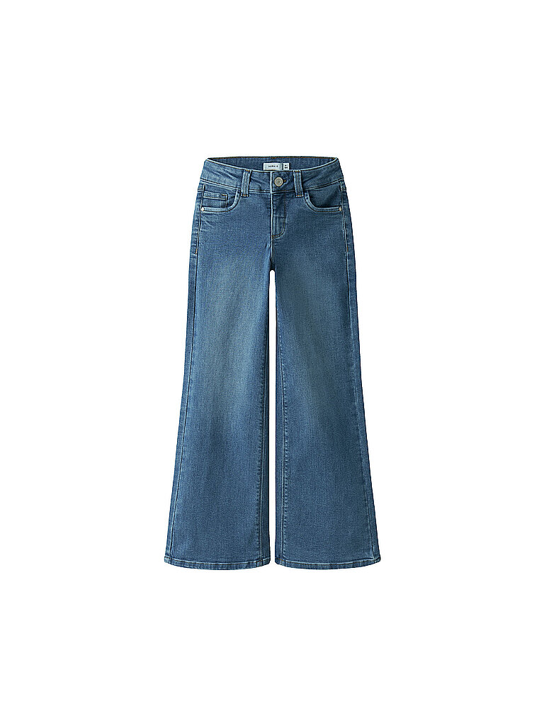 NAME IT Mädchen Jeans Wide Fit NKFPOLLY blau | 116