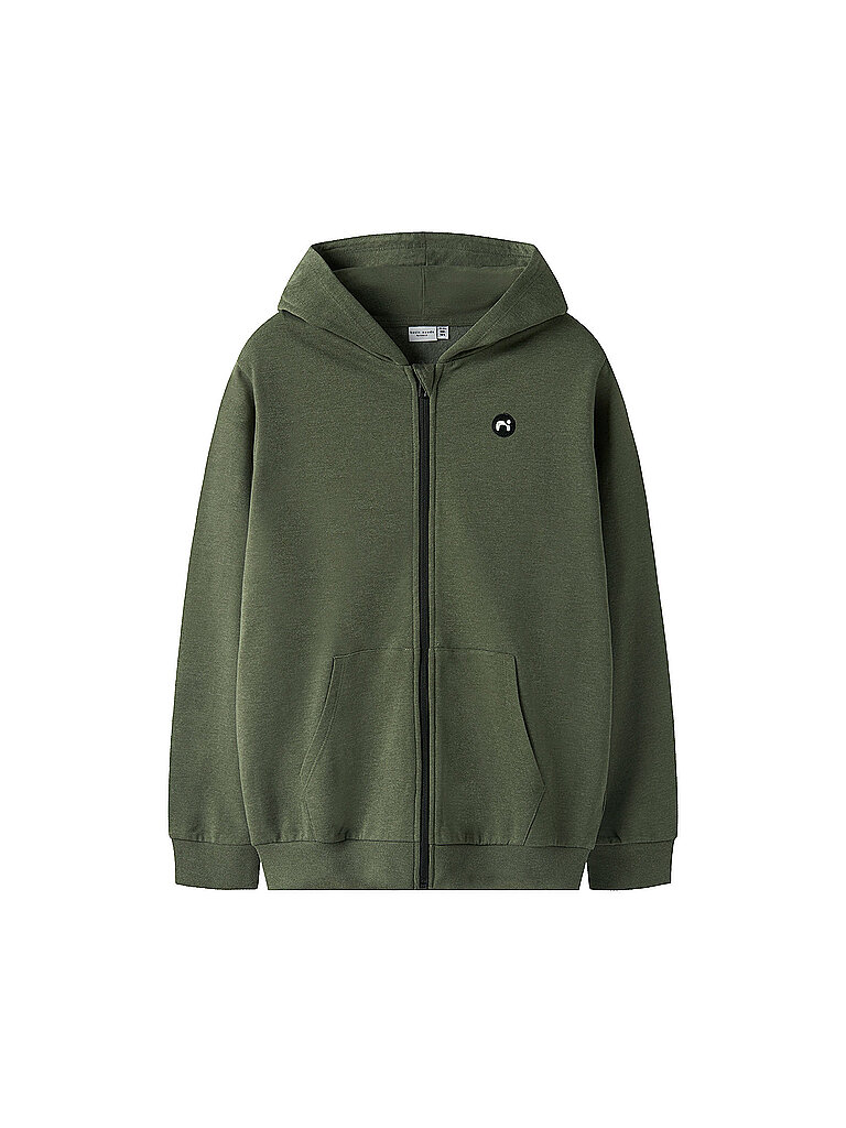 NAME IT Jungen Sweatjacke NKMVIMO dunkelgrün | 158-164