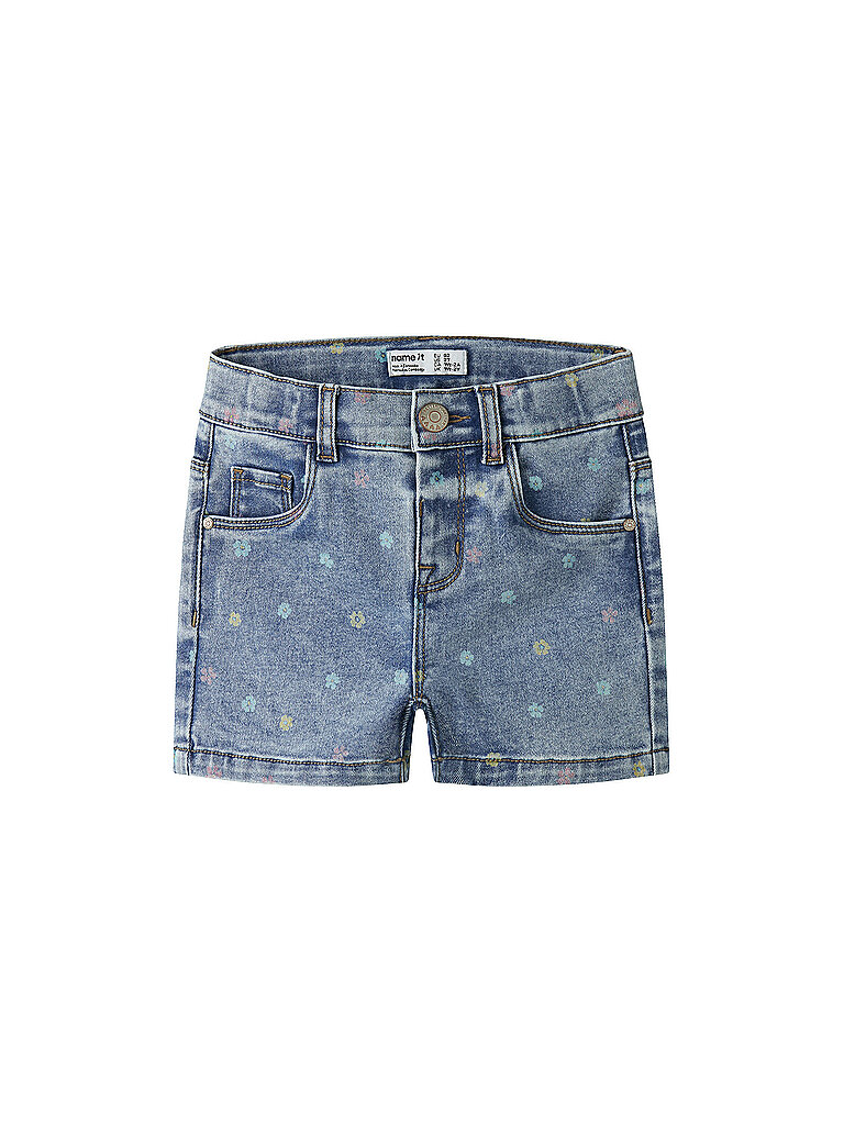 NAME IT Mädchen Shorts NMFSALLI blau | 122