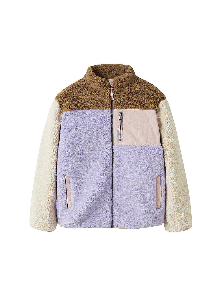 NAME IT Mädchen Jacke in Felloptik NBFMACEY  lila | 122