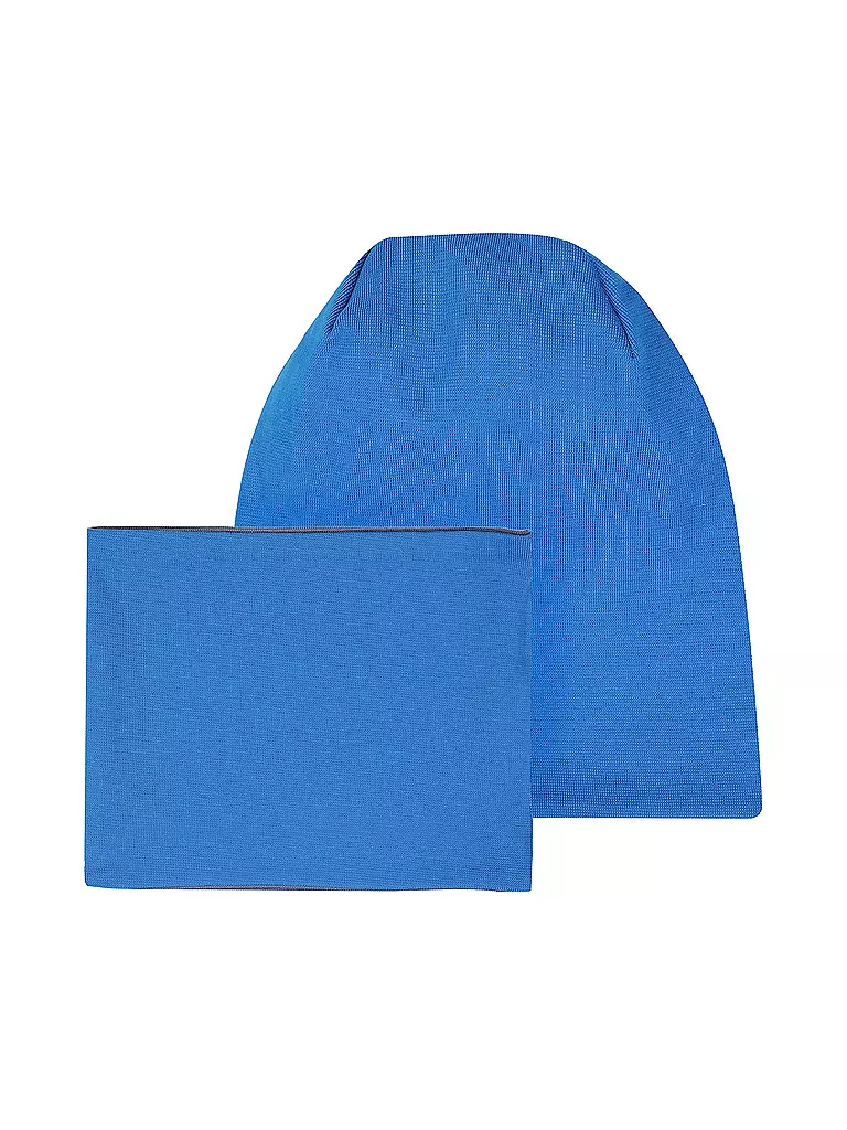 NAME IT |  Kinder Set Mütze und Schal | blau