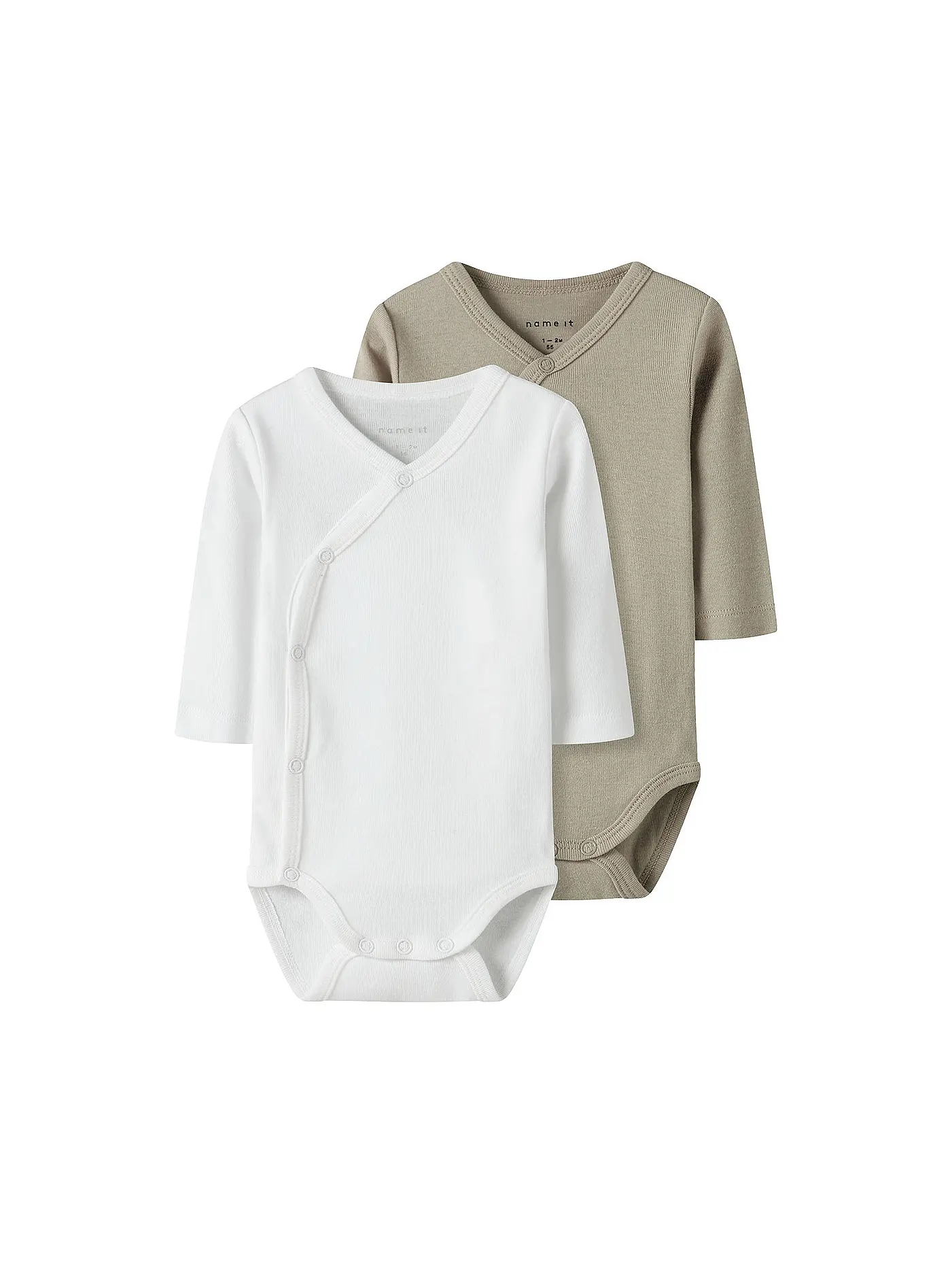 NAME IT | Baby Body 2er Pkg. NBNBODY | beige