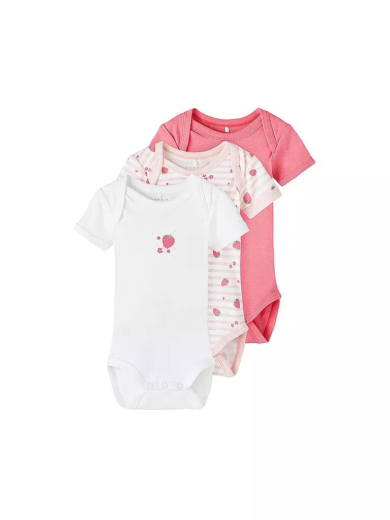 NAME IT | Baby Body 3-er Pkg. NBFBODY  | pink